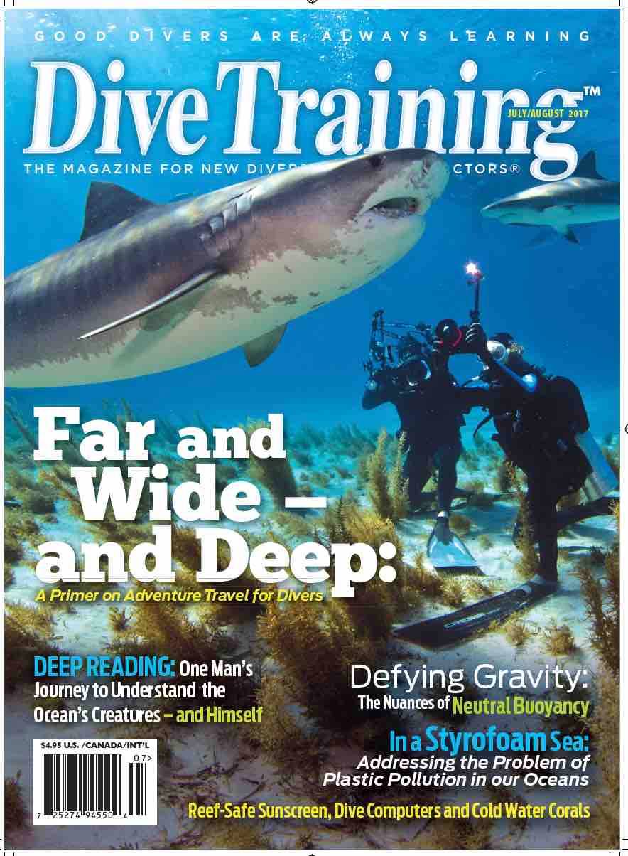 Tiger Beach Diving Dive Training Magazine Cover Epic Diving