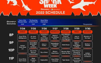 shark week 2022 schedule