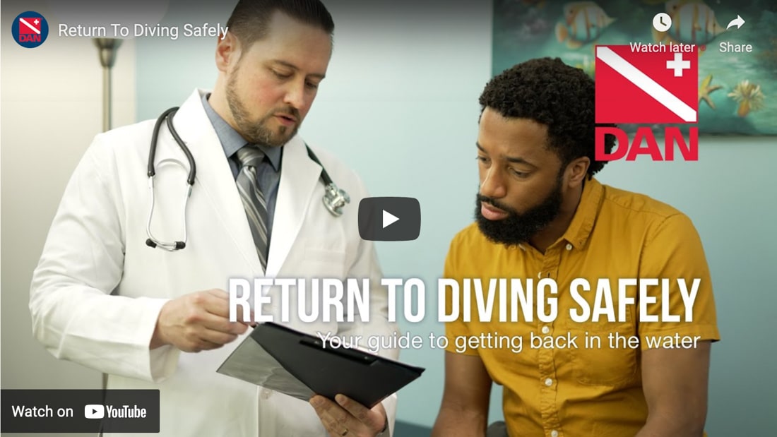 DAN’s Return to Diving Safely Guidelines