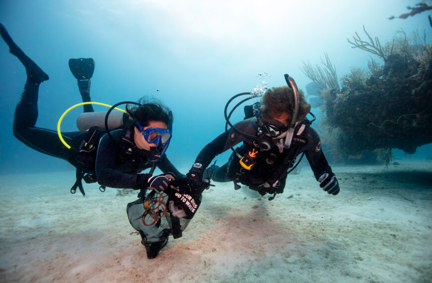 padi dive against debris specialty course